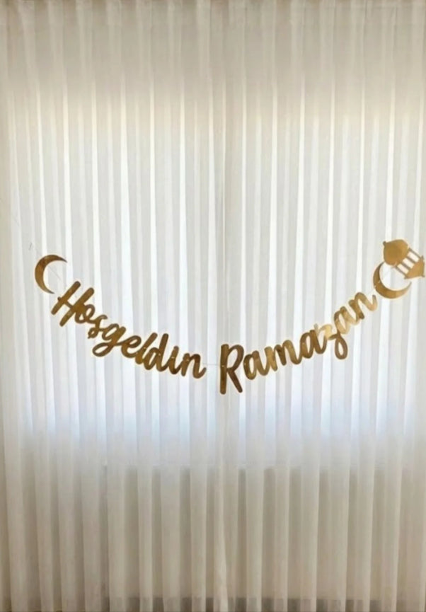 Hoşgeldin Ramazan Yazısı Ramazan Süsü