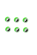 (12 * 21 mm) ÇİZGİLİ  YEŞİL FİYAT ETİKETİ (Ruloda 800 Etiket) ( 6 RULO)