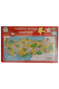 123 Parça Türkiye Siyasi Haritası Kutulu Puzzle