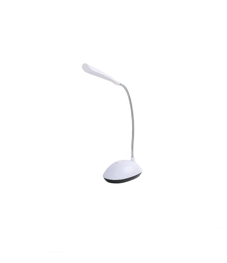 Portatif Taşınabilir Pilli Masa Lambası Beyaz Led Işıklı Mini Masa Lambası