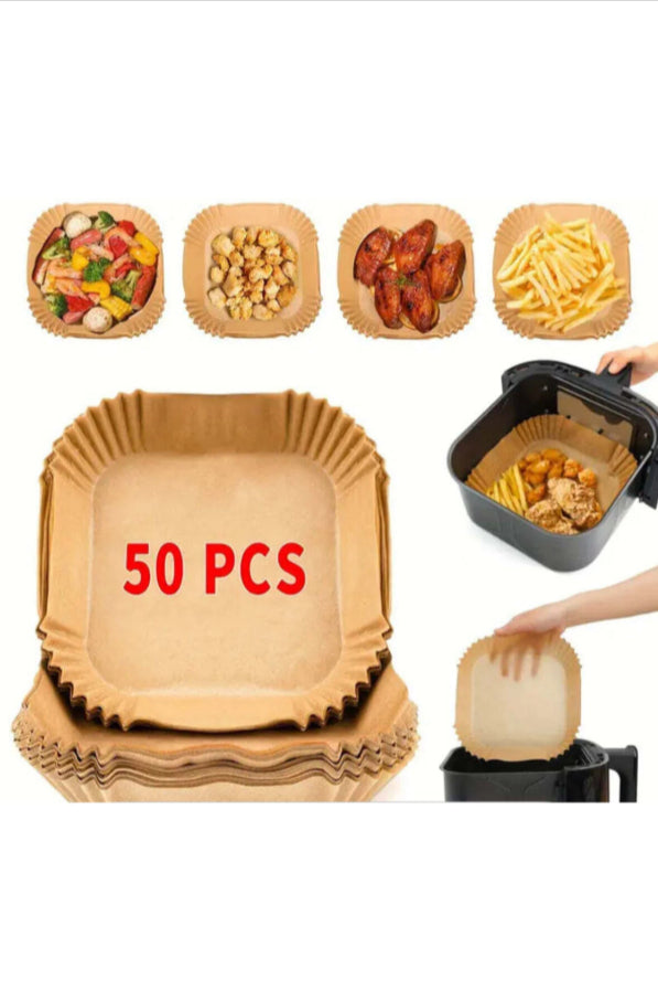 Air Fryer Pişirme Kağıdı 50 adet