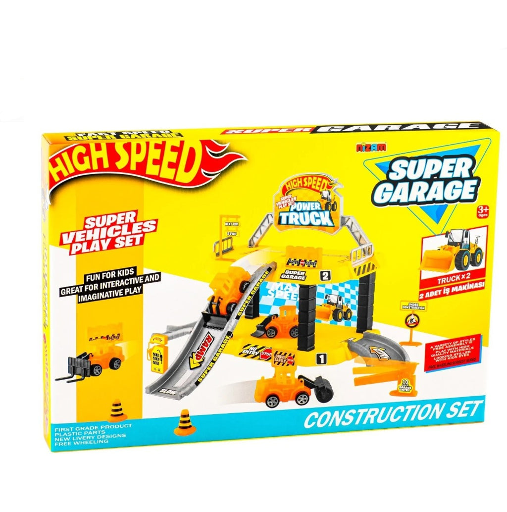 High Speed 2 Araçlı Süper Garaj Seti
