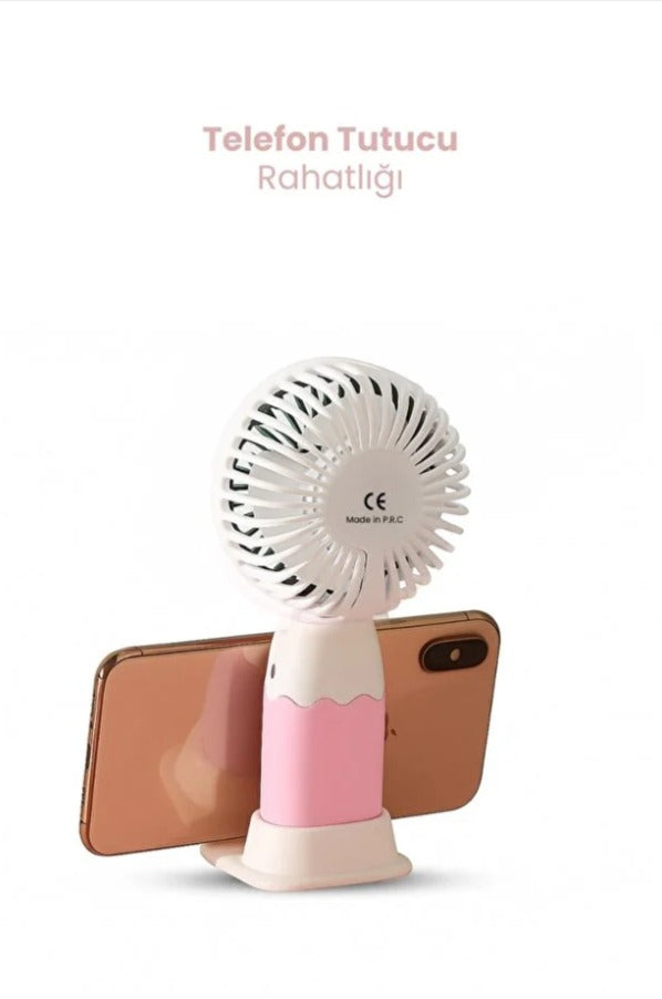 Şarjlı, Telefon Tutacaklı El Fanı