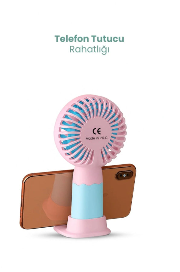 Şarjlı, Telefon Tutacaklı El Fanı yapalım