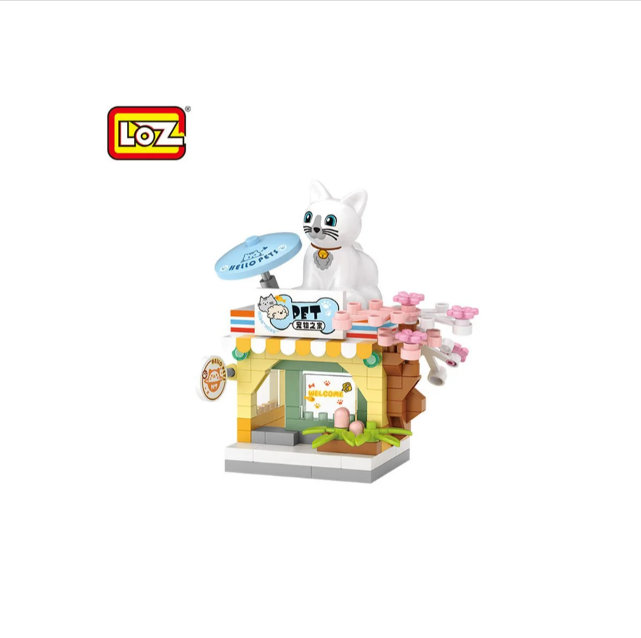 120 Parça Mikro Bloklar Pet Shop 10+ Yaş