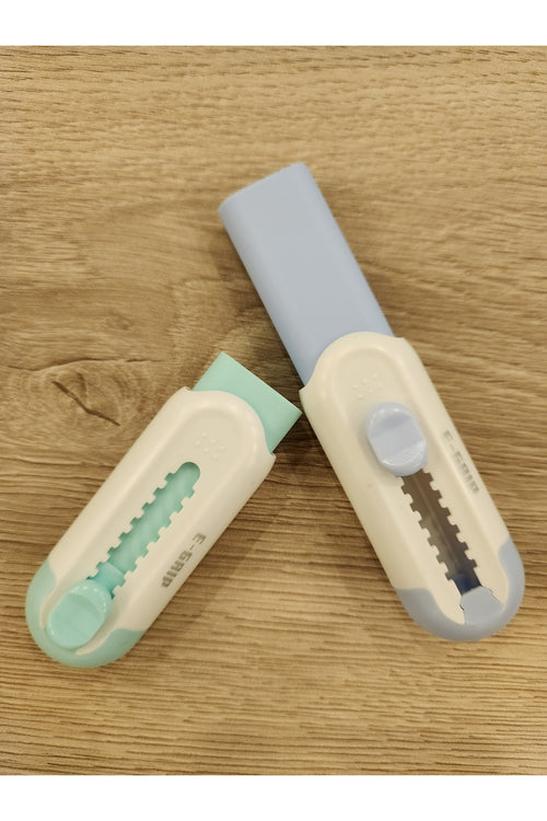 2'li E-grip Sürgülü Açılır-kapanır Silgi