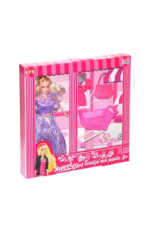 221G-M Efe, Sweet Girl Market Arabalı Bebek Oyun Seti