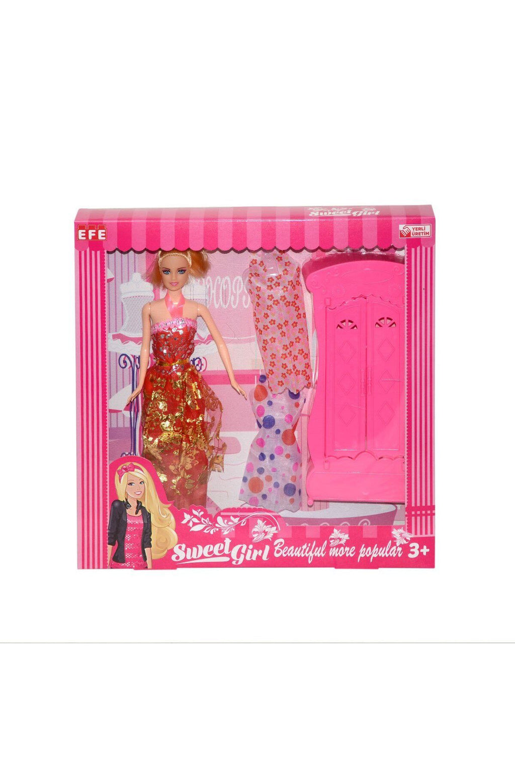 221G-M Efe, Sweet Girl Market Arabalı Bebek Oyun Seti
