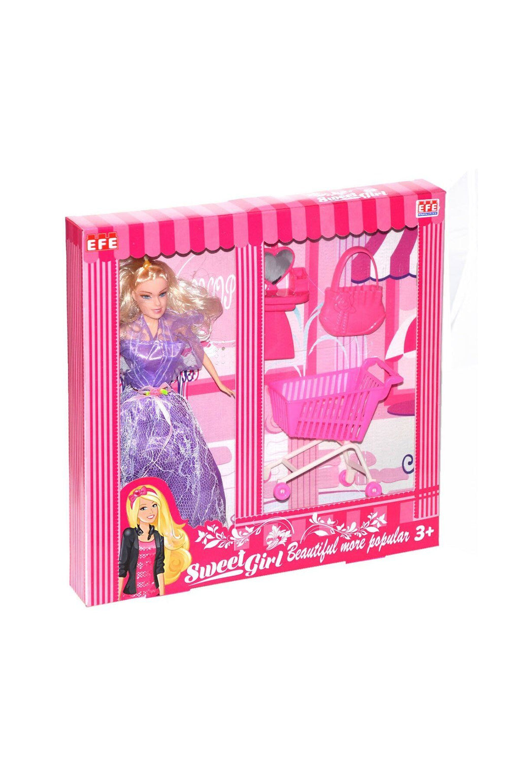 221G-M Efe, Sweet Girl Market Arabalı Bebek Oyun Seti