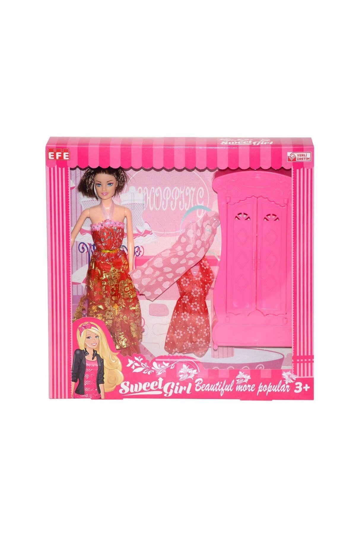 221G-M Efe, Sweet Girl Market Arabalı Bebek Oyun Seti