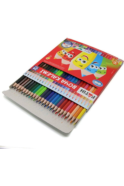 24'lü Tam Boy Kuru Boya Karton Kutu / 33225