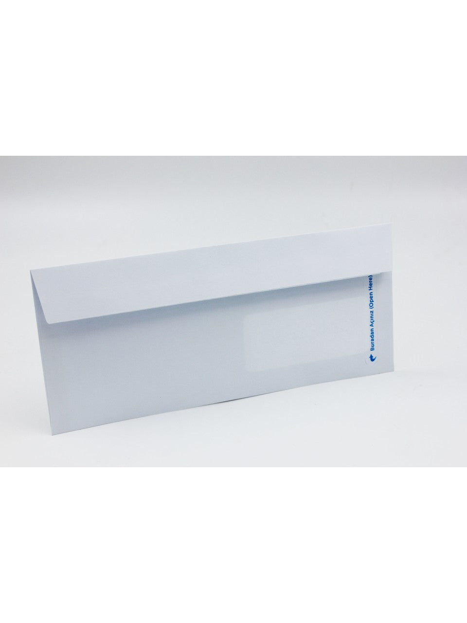 (25 ADET) Pencereli Diplomat Zarf 10,5 x 24 cm 90 Gram 1. Hamur