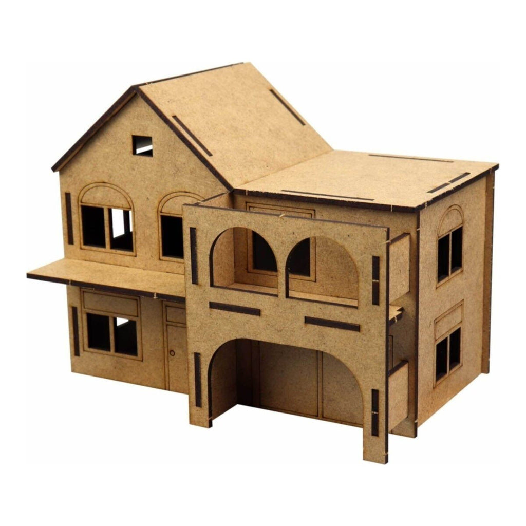 3D Ahşap Konak Maketi