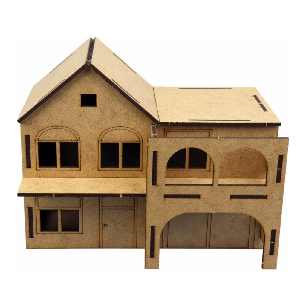 3D Ahşap Konak Maketi