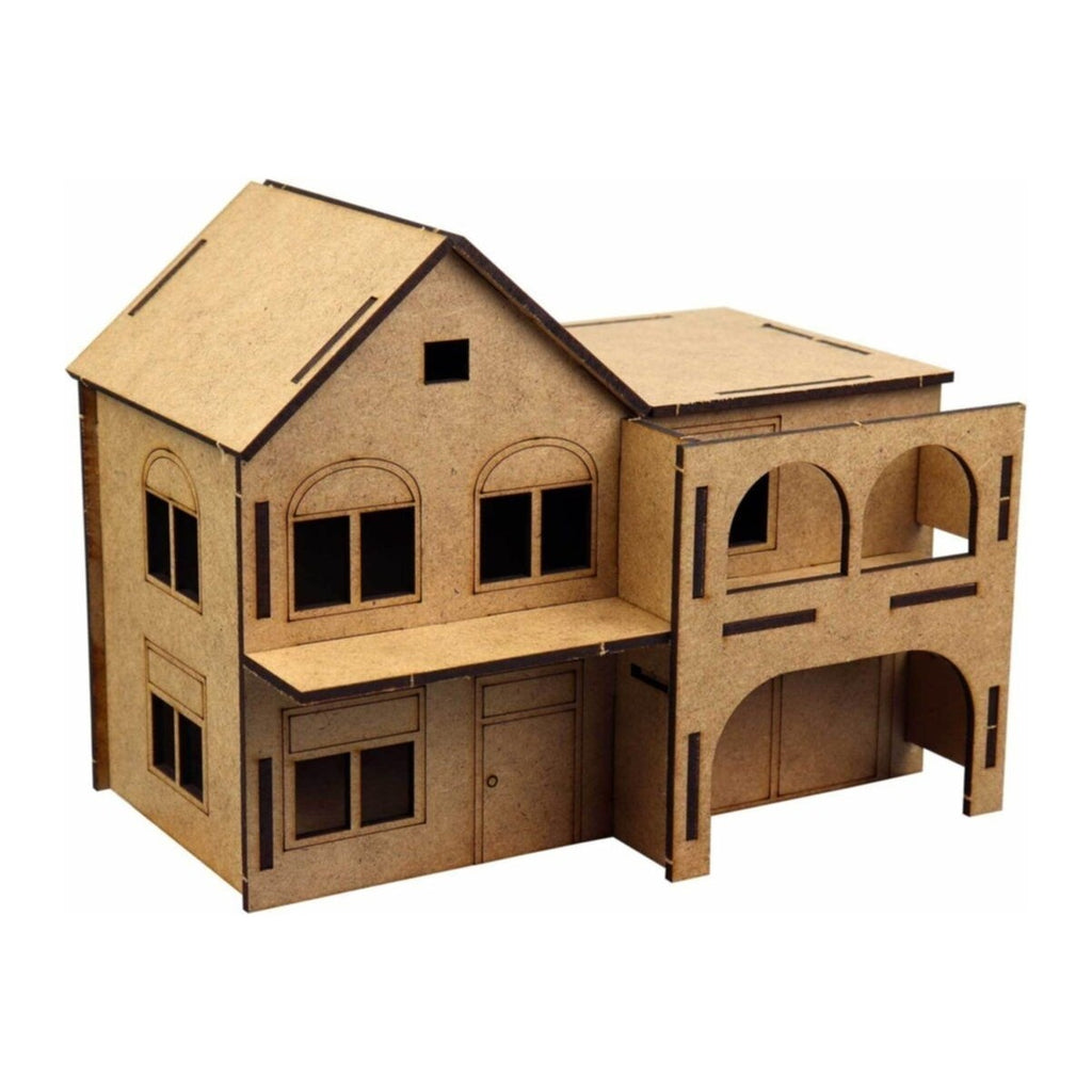 3D Ahşap Konak Maketi