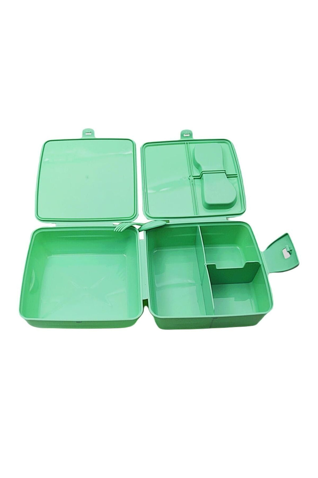 4 Bölmeli Plastik Beslenme Kutusu Turkuaz (OTTO-42583)