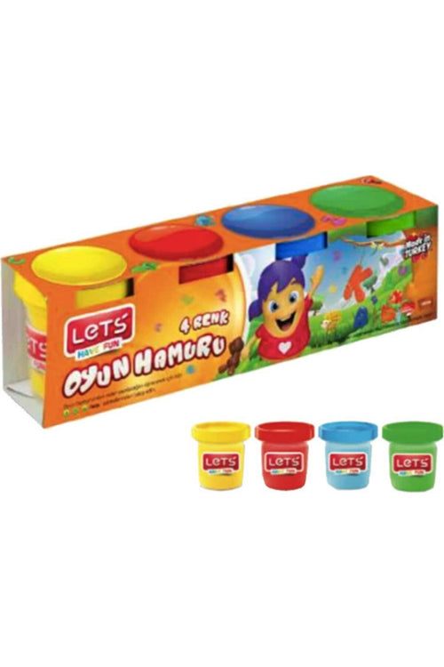4'lü Oyun Hamuru - 6'lı Parmak Boyası