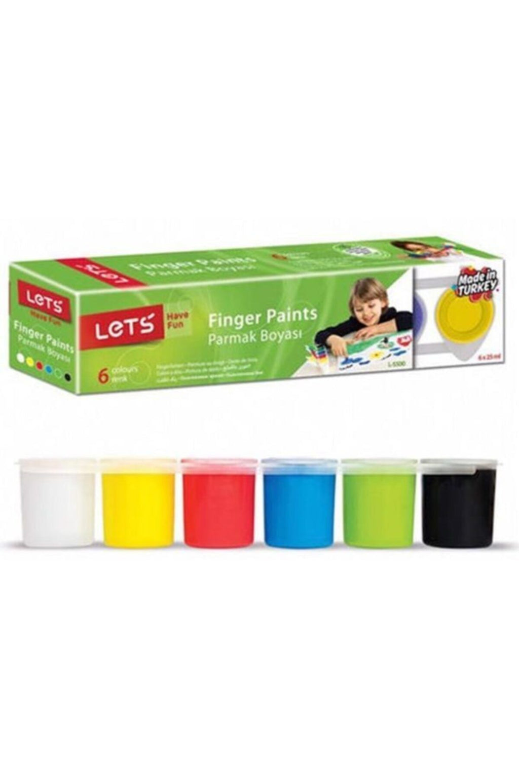 4'lü Oyun Hamuru - 6'lı Parmak Boyası