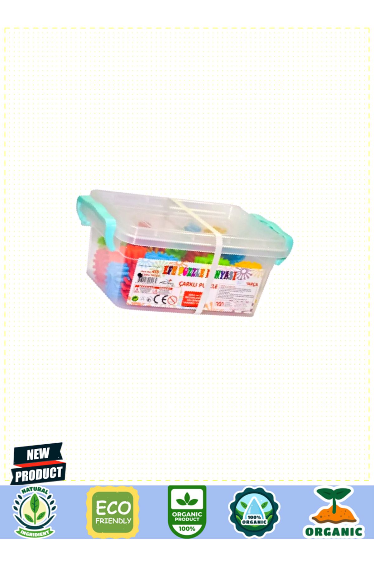 413 Çarklı Puzzle 35 Parça -efetoys 5 Litre Kız Erkek Çocuk Oyuncakları Eğitici Oyuncaklar