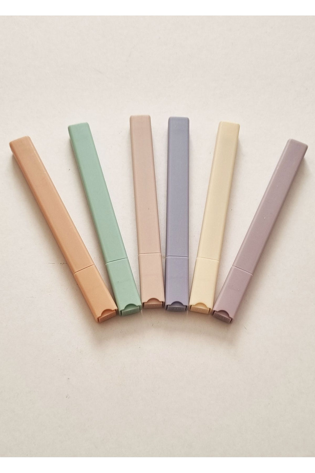 6'lı Ultra Soft Pastel Renkler Fosforlu Kalem Oecac Qj-0924A