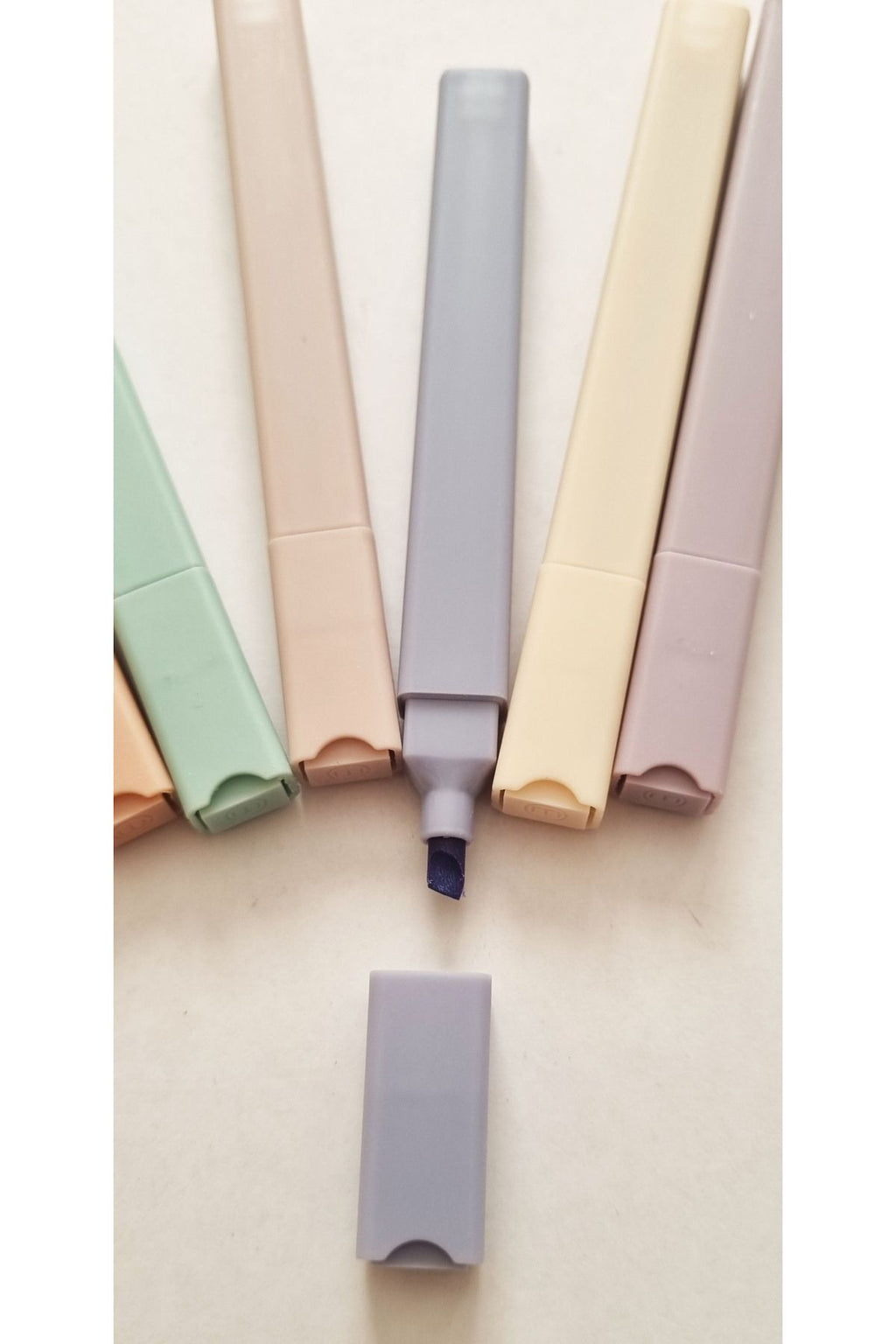 6'lı Ultra Soft Pastel Renkler Fosforlu Kalem Oecac Qj-0924A