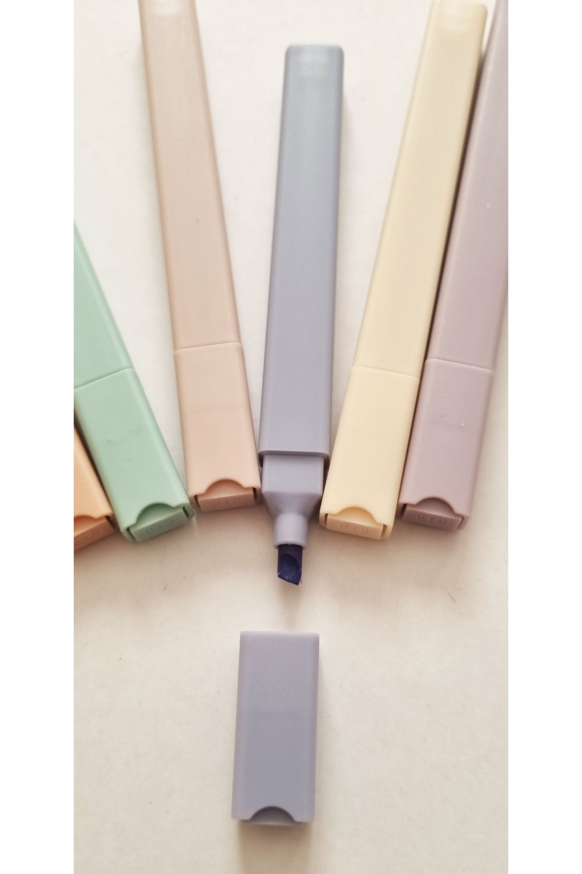 6'lı Ultra Soft Pastel Renkler Fosforlu Kalem Oecac Qj-0924A