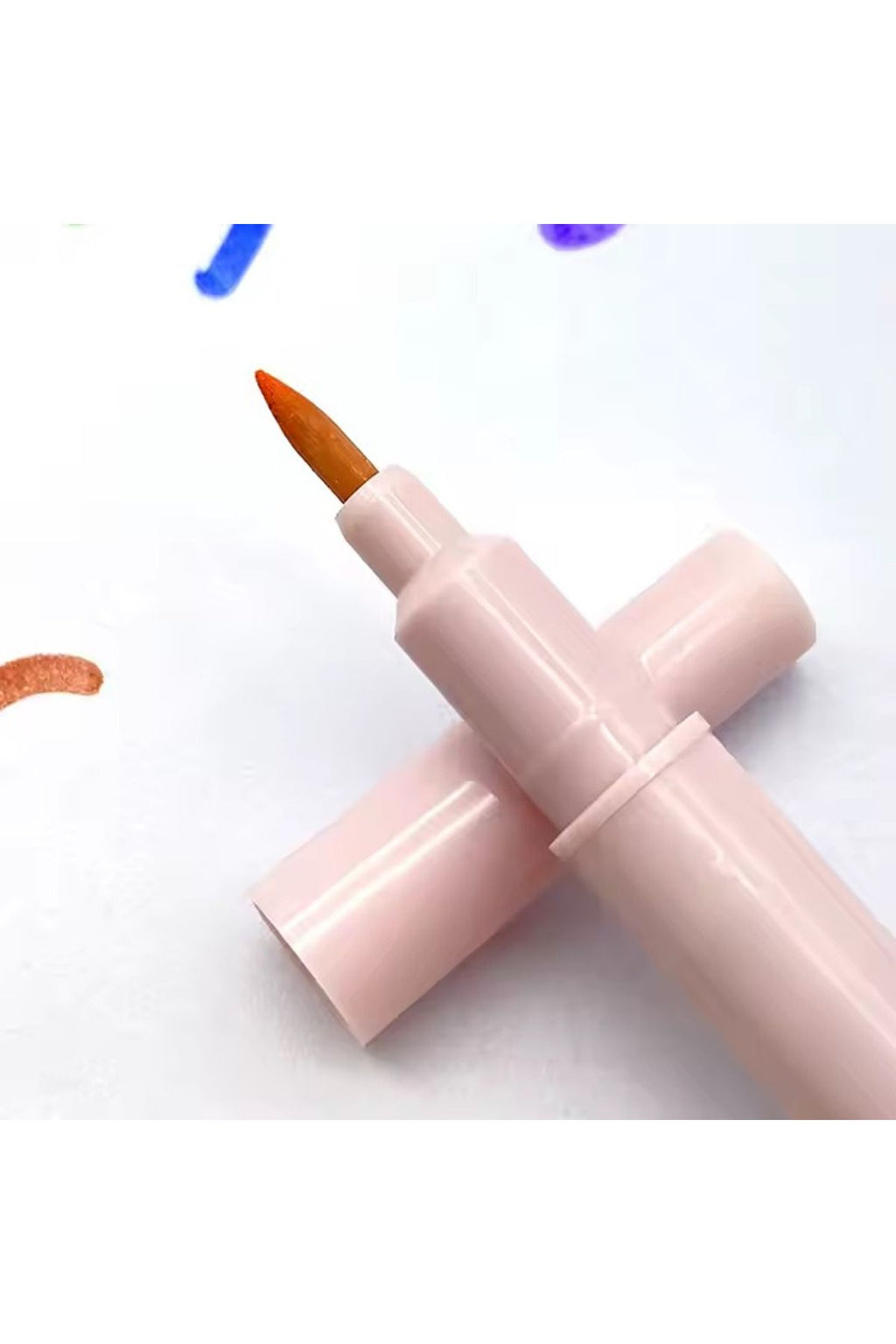 6'lı Wen-Duo 500 Kesik -Yuvarlak Çift Uçlu Pastel Fosforlu Kalem