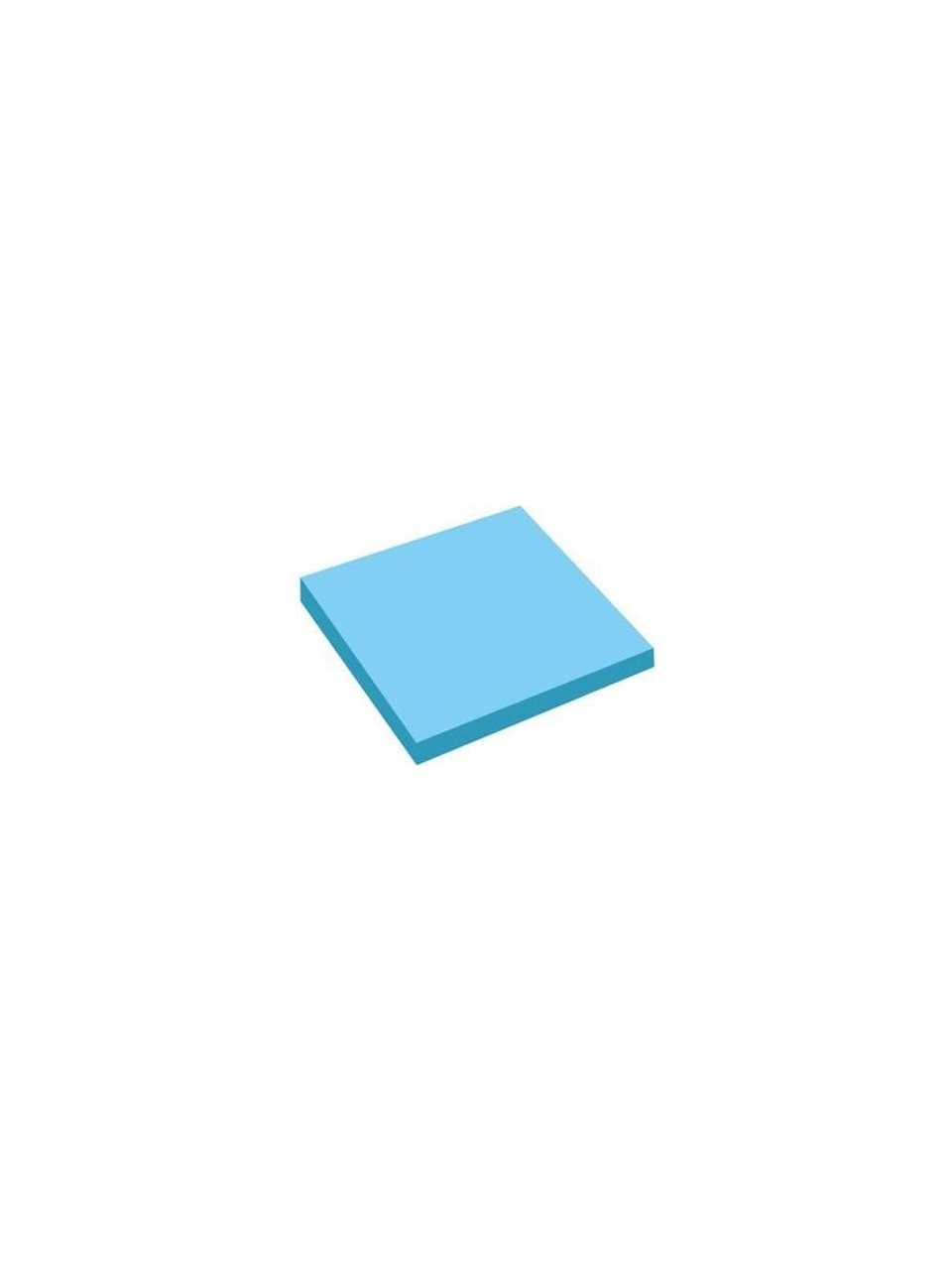 (4 ADET) Şeffaf Mavi Yapışkanlı Not Kağıdı | 76x76mm | 50 Yaprak | Post-it , Postit, Post it