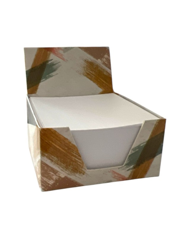 Beyaz Küp Bloknot 8x8 cm