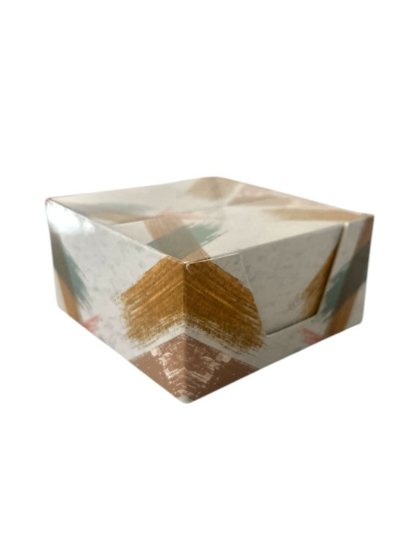 Beyaz Küp Bloknot 8x8 cm