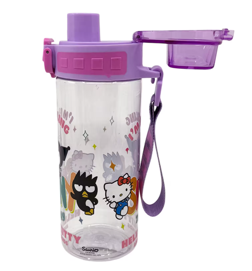 Hello Kitty, Kuromi And Friends Şeffaf Akrilik Matara 500ML 3421
