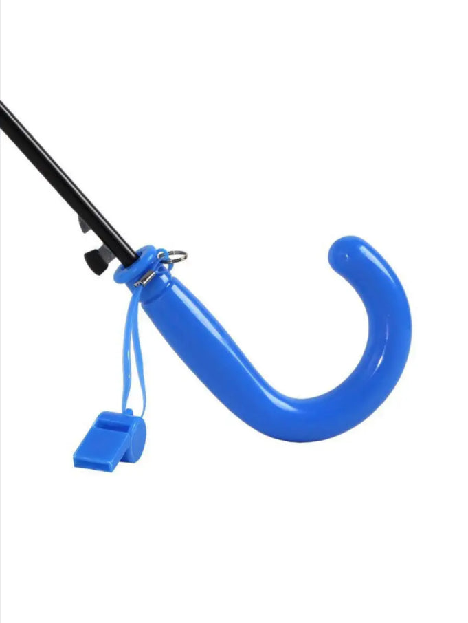 8 Telli Yarı Otomatik 84cm Çaplı Düdklü Kedi Desenli Çocuk Baston Şemsiye