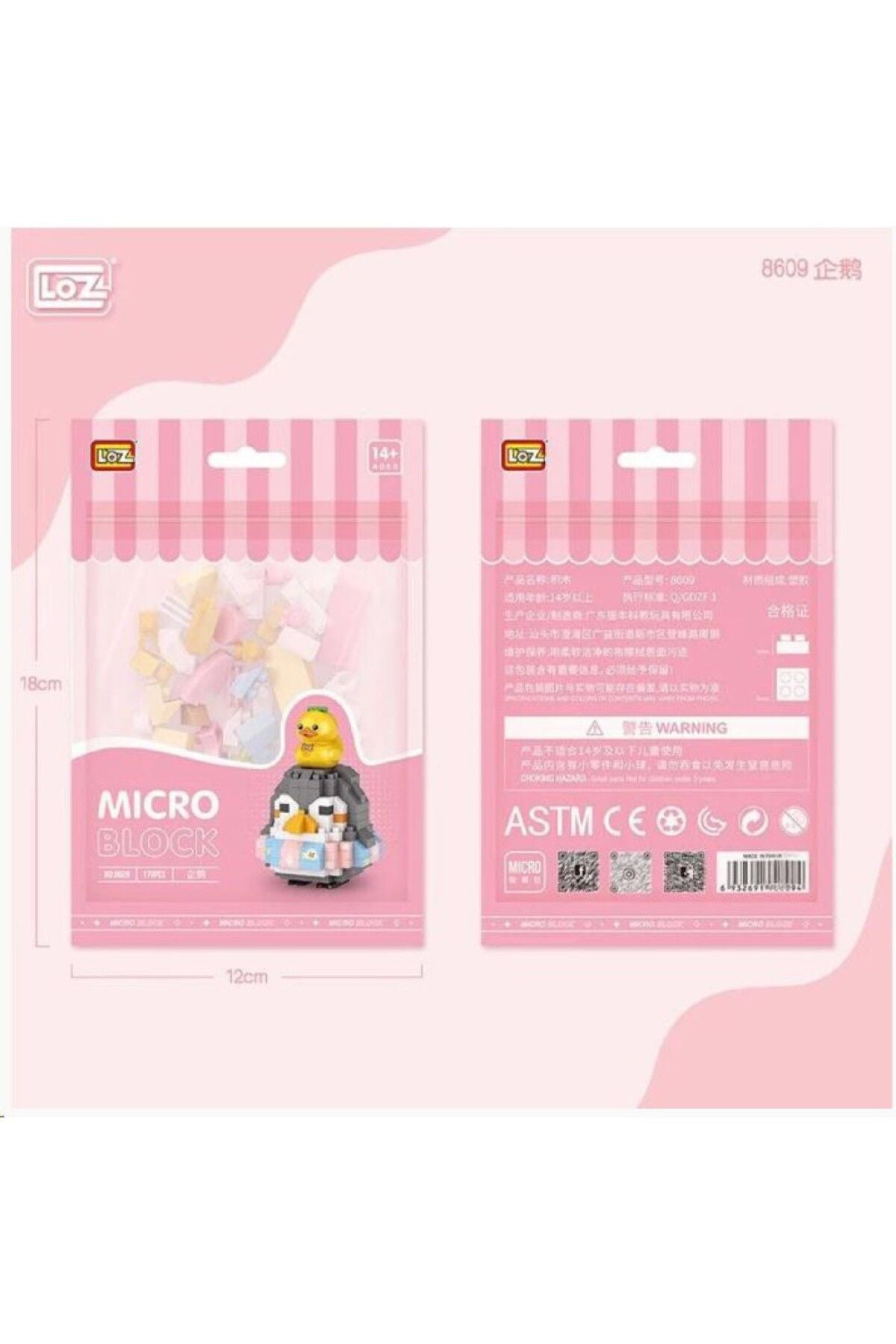 8609 Mikro Blok Çanta Penguen