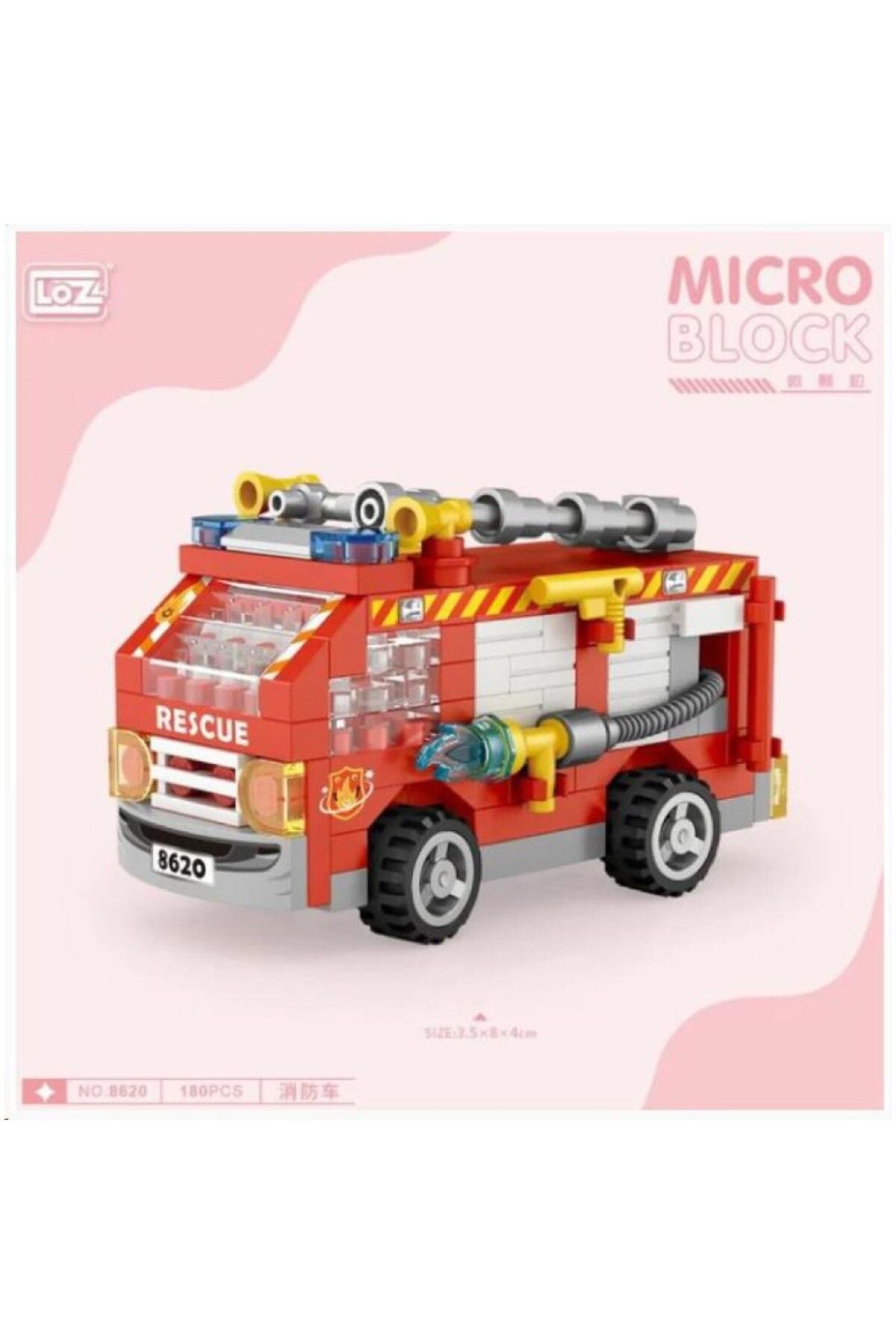 8620 Mikro Blok Torbalı Itfaiye Aracı