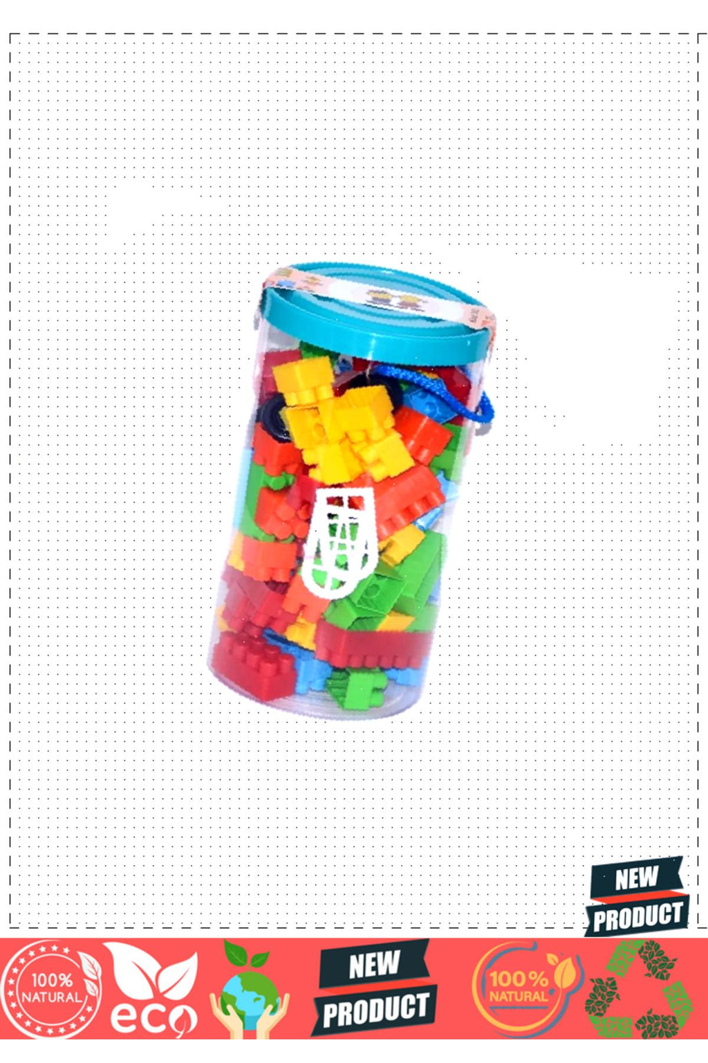 902 Blok Set 82 Parça 5 Litre Kız Erkek Çocuk Oyuncakları Eğitici Oyuncaklar