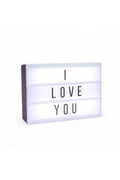 A6 Işıklı Harfli Dekoratif Led Pano Lightbox 15x10.5x4 Cm