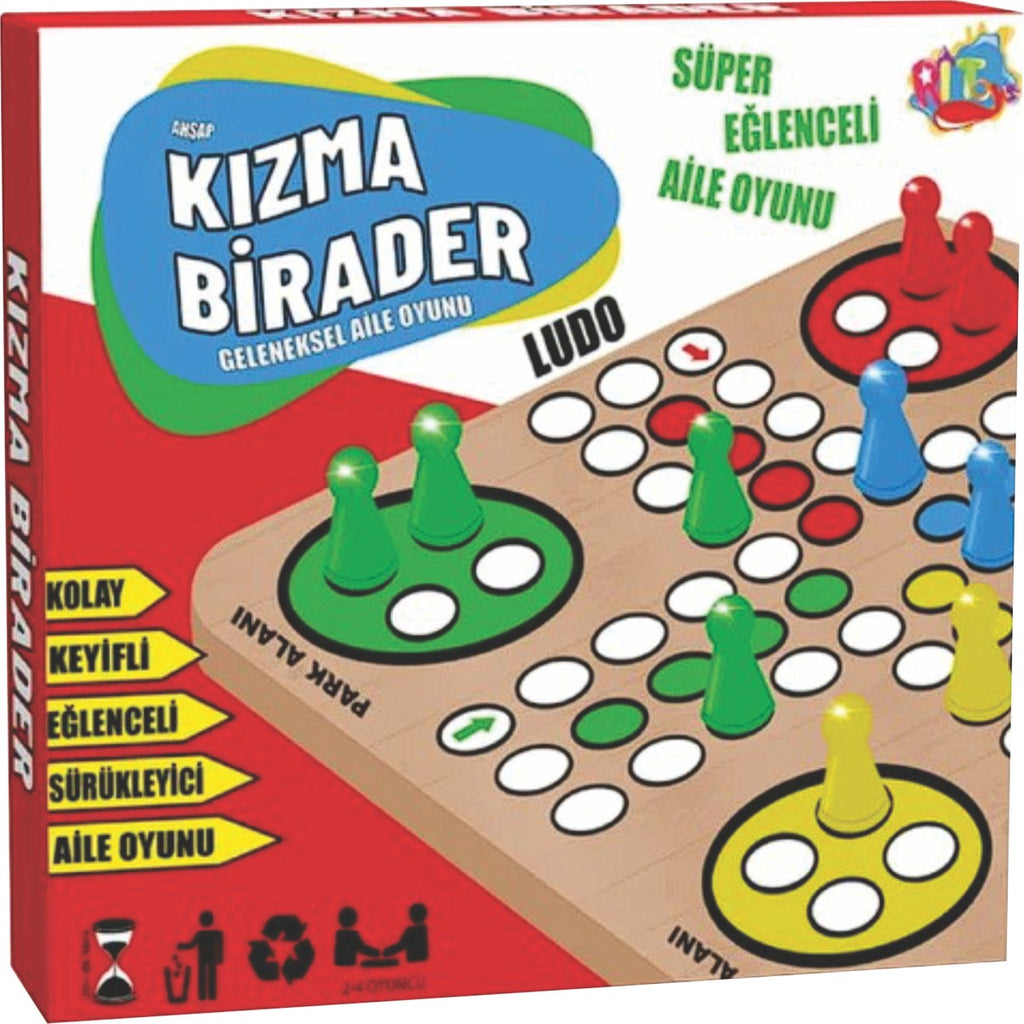 Ahşap Kızma Birader Ludo