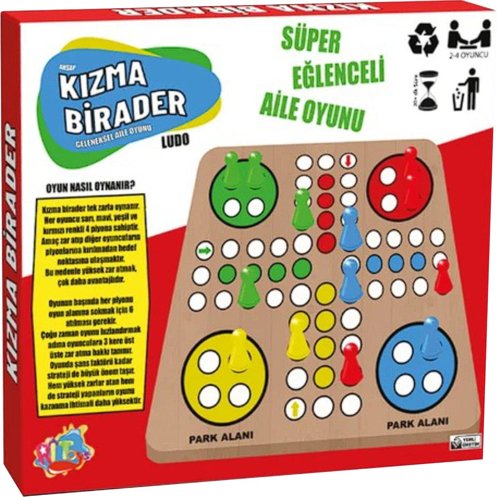 Ahşap Kızma Birader Ludo