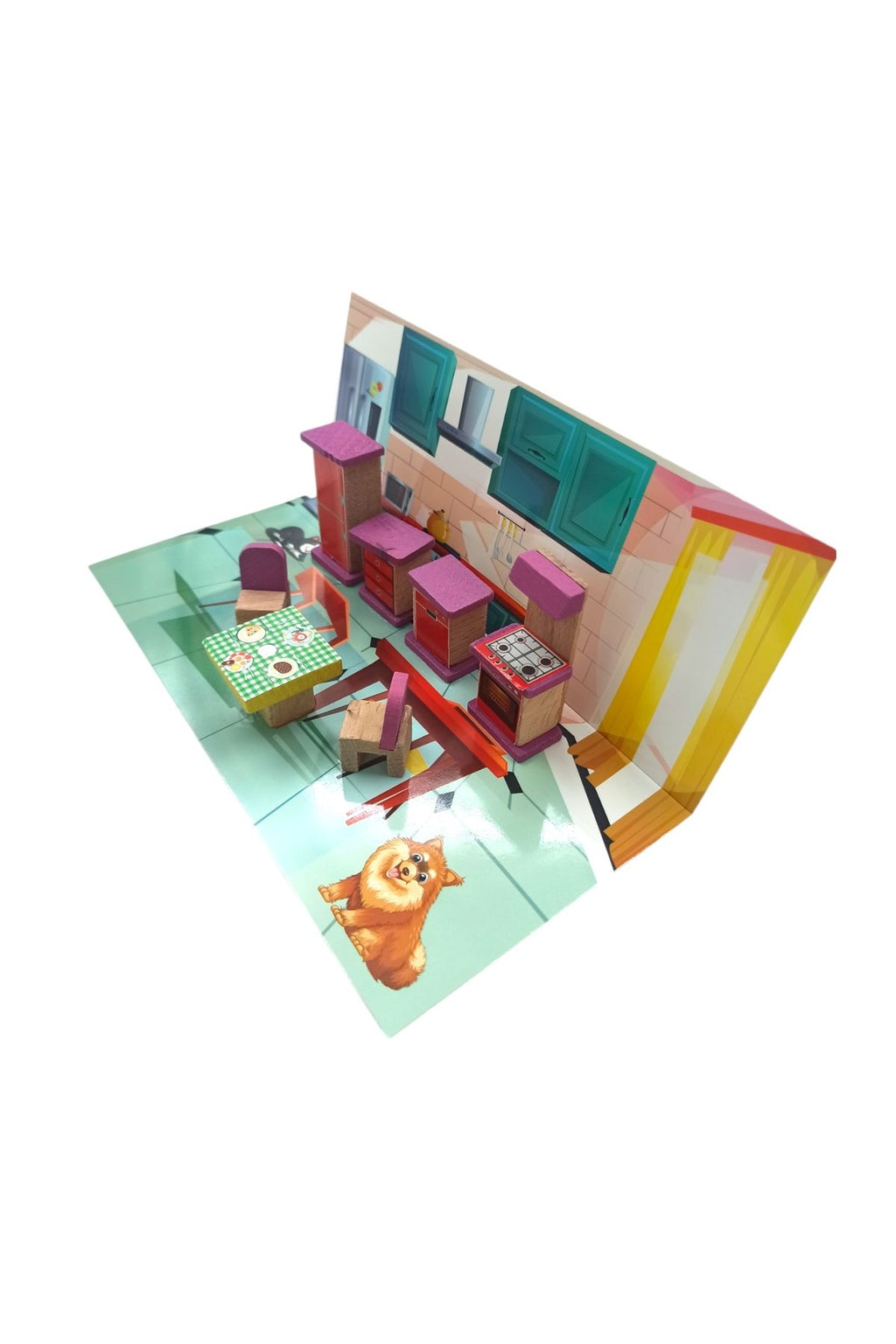 Ahşap Oyuncak  Minyatür Mutfak Set