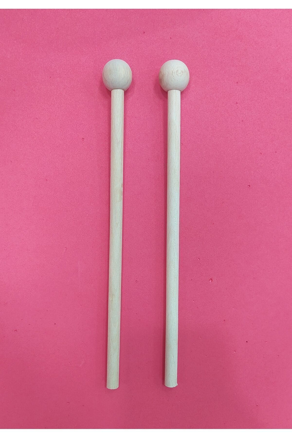 Ahşap Ritim Çubuğu, Davul Tokmağı 25 Cm 1 Set (2 ADET TOKMAKLI RİTİM ÇUBUĞUNDAN OLUŞUYOR)