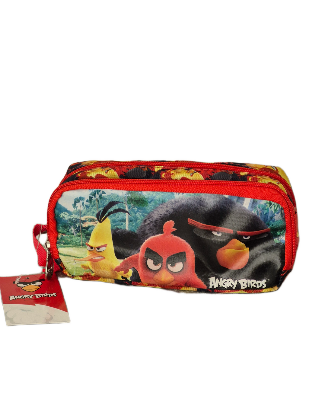 Angry Birds Lisanslı Çift Bölmeli Kalem Çantası , Kalemlik, Kalem Kutusu
