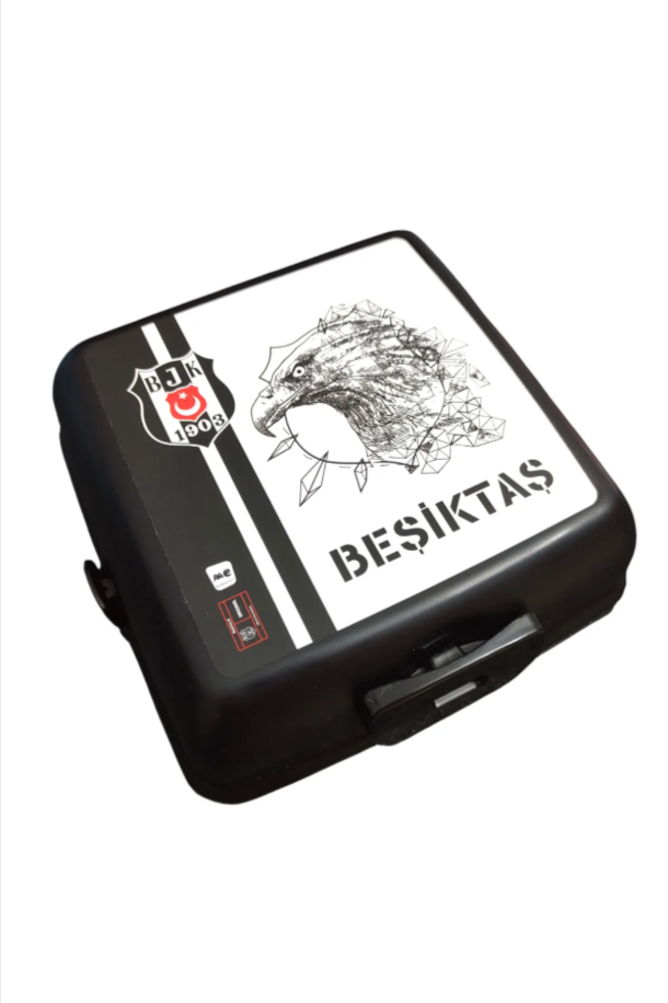 Beşiktaş Lisanslı Plastik Beslenme Kabı/Kutusu (Kartal)