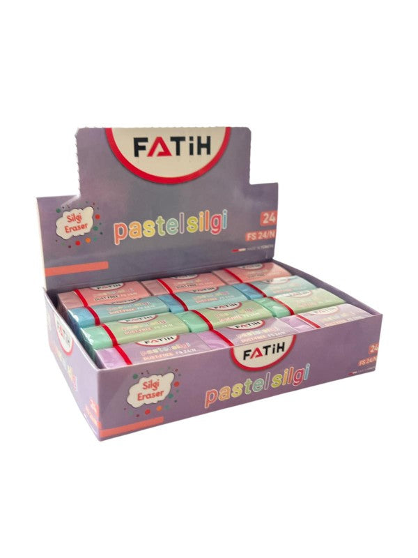 4 Adet Pastel Renkli Silgi