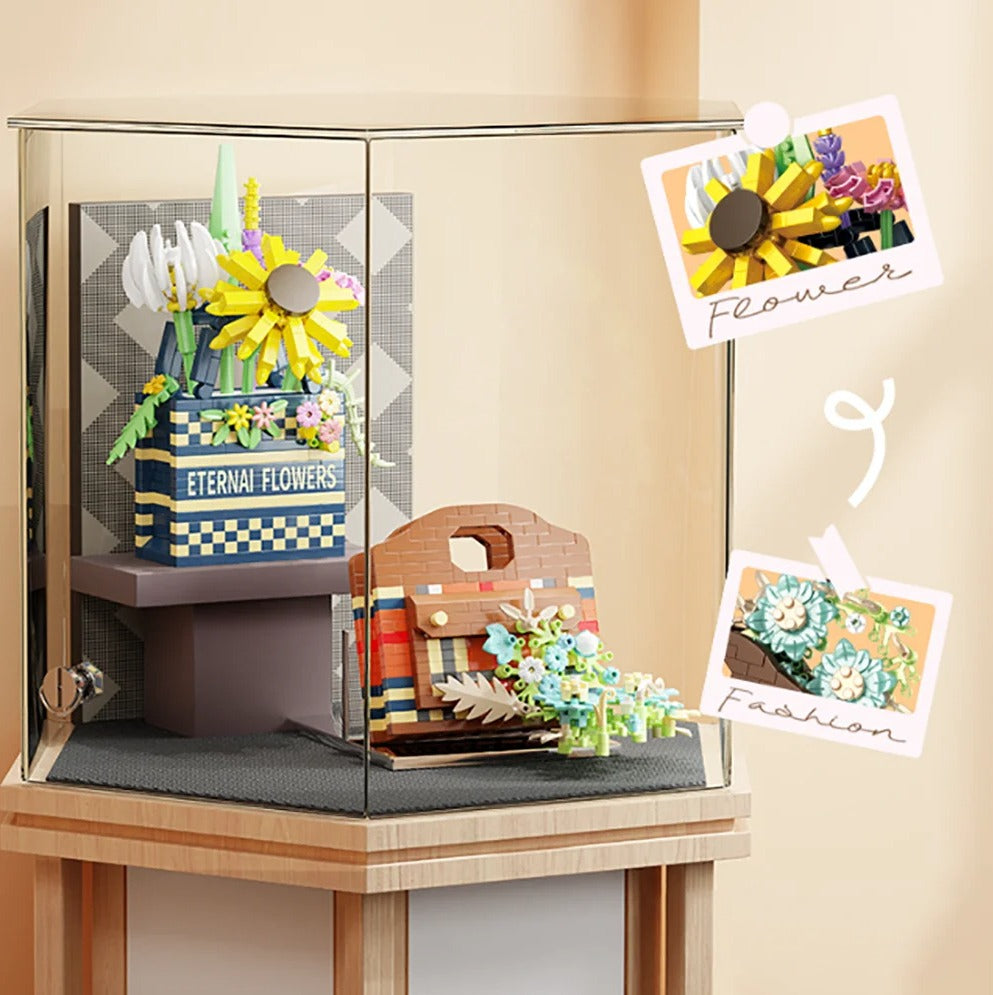 Butik Buket Serisi: P1074 | 628 Parça | 6+ Yaş | 12CM Çiçek Maketi