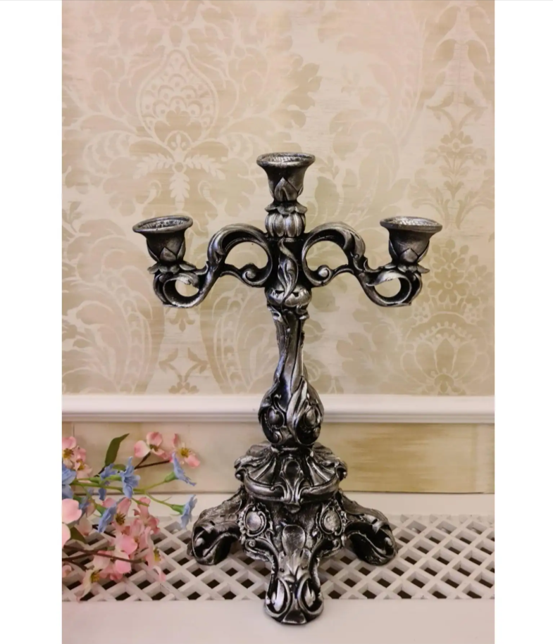 Büyük Polyester Şamdan 36 cm