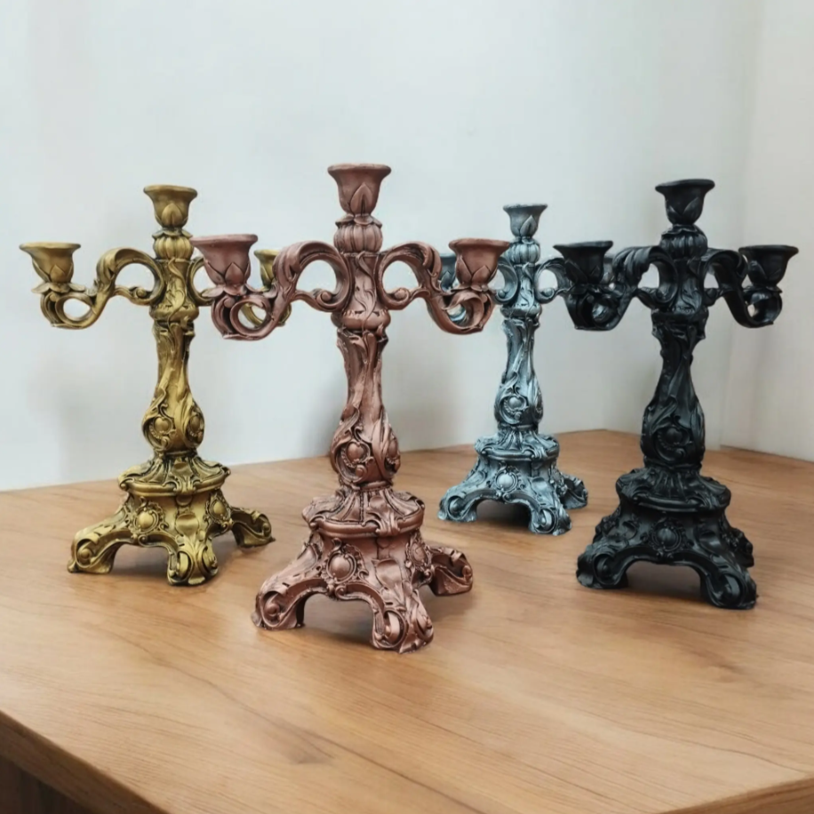Büyük Polyester Şamdan 36 cm