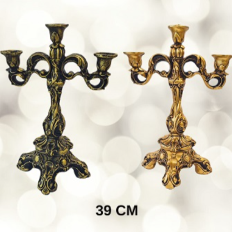 Büyük Polyester Şamdan 36 cm