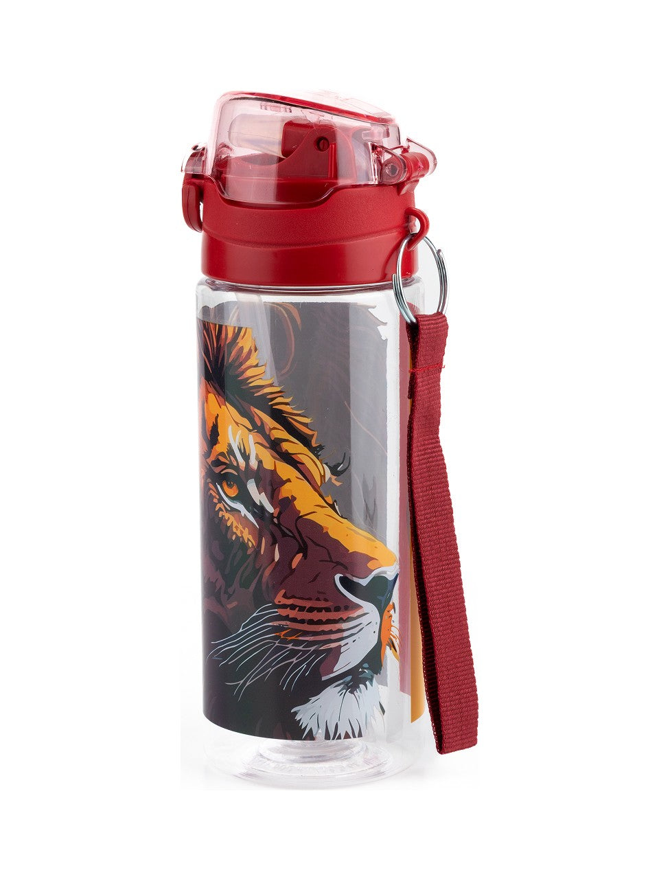 Aslan Baskılı 500 ml'lik Okul ve Günlük Matara/Suluk - Pipetli - 25570