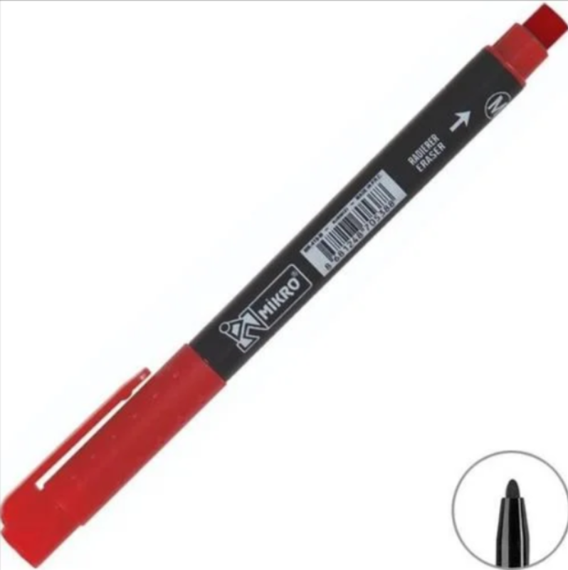 Cd-dvd Kalemi Asetat Kalemi M Kırmızı Mk-419-mk Permanent Marker 2 adet