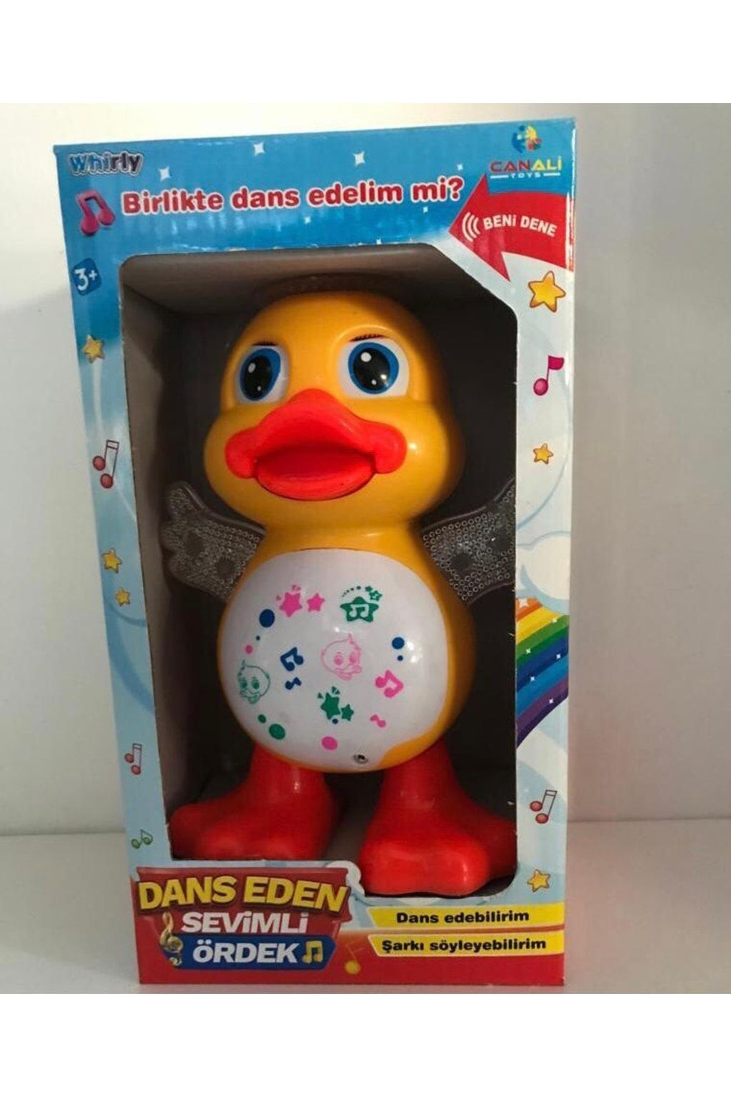 Dans Eden Ördek Pilli Işıklı Sesli Sevimli Ördek